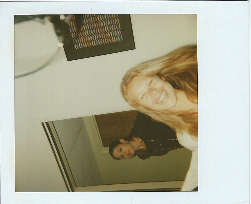 Studio polaroid from The Positive Mind