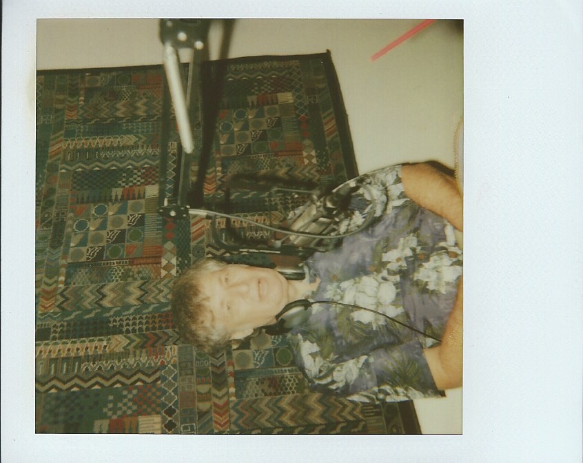 Studio polaroid from The Positive Mind