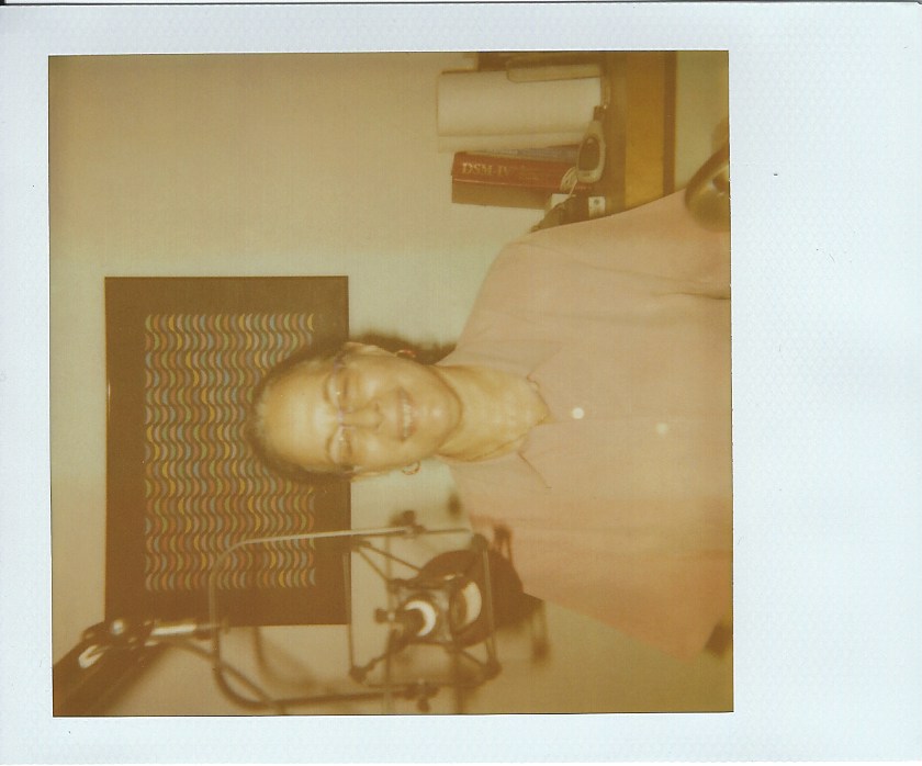 Studio polaroid from The Positive Mind