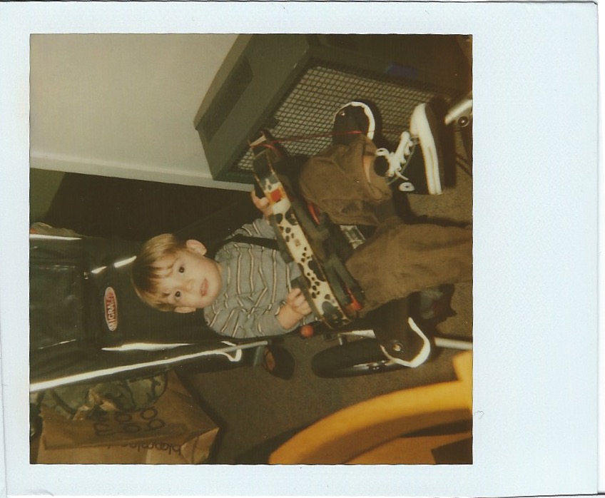 Studio polaroid from The Positive Mind
