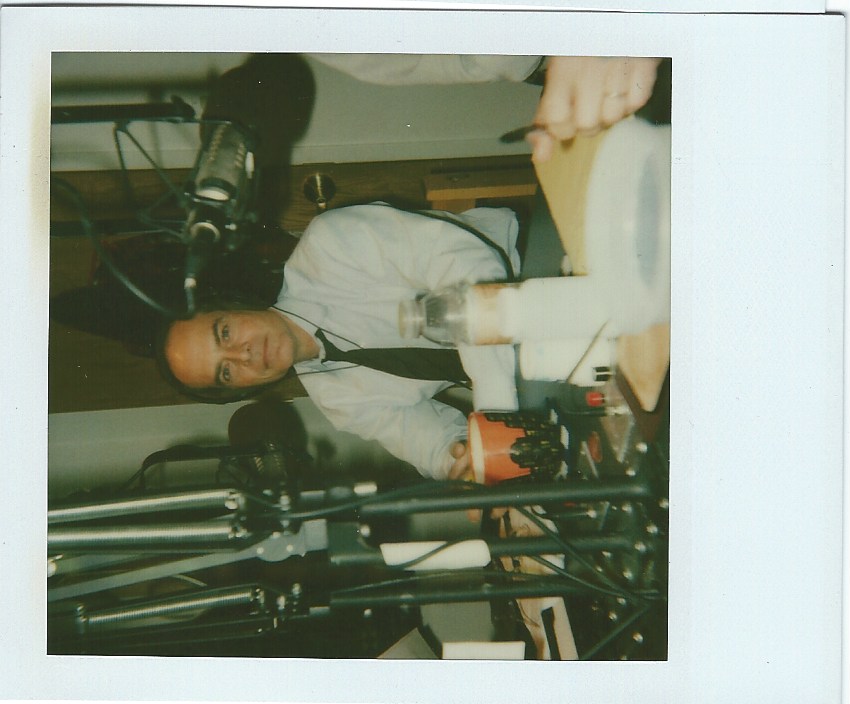 Studio polaroid from The Positive Mind