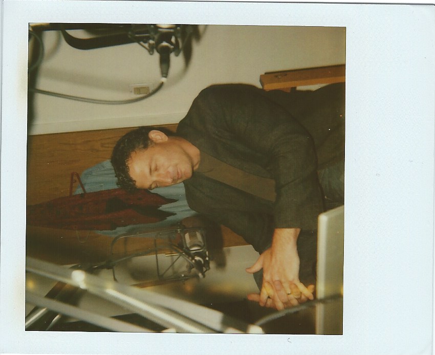 Studio polaroid from The Positive Mind