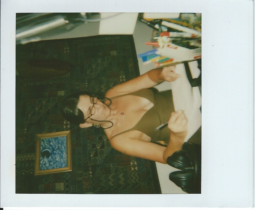Studio polaroid from The Positive Mind