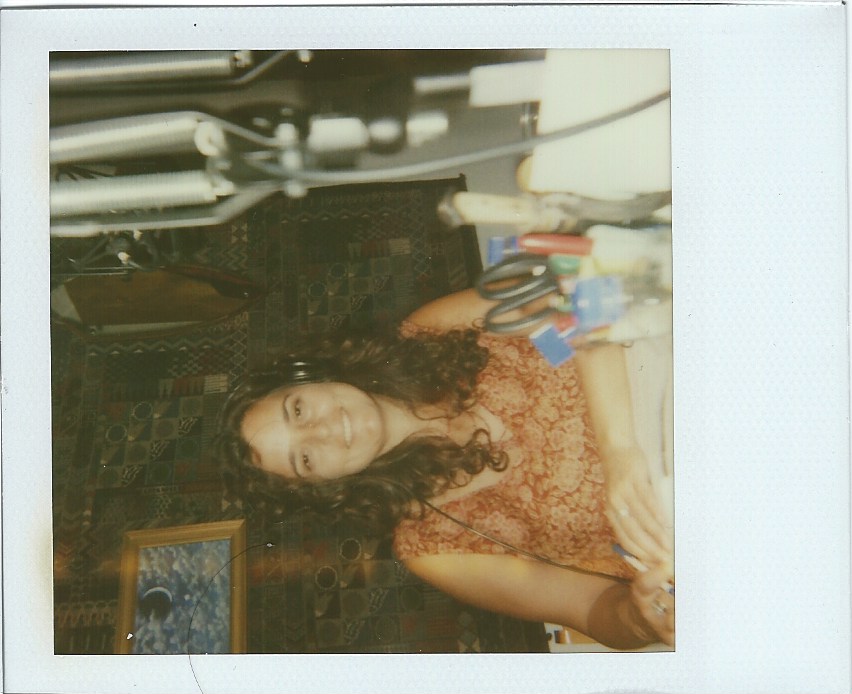 Studio polaroid from The Positive Mind