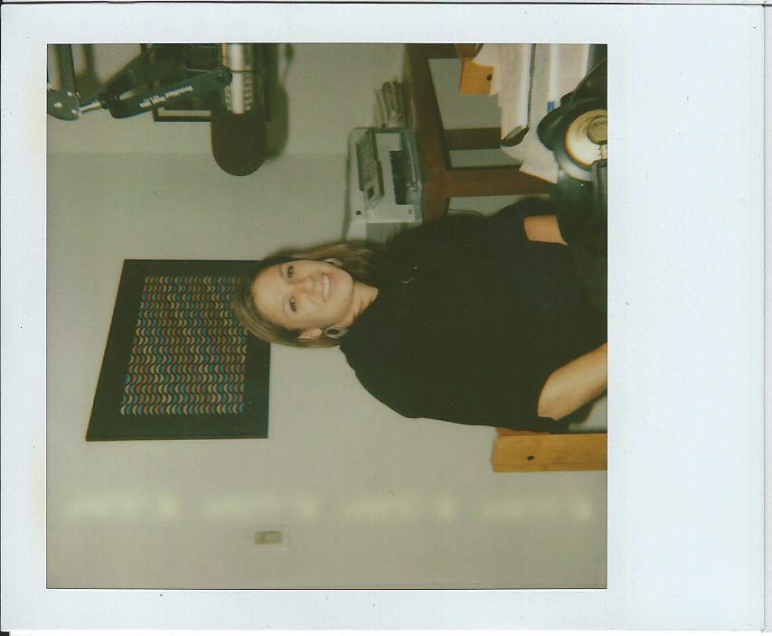 Studio polaroid from The Positive Mind