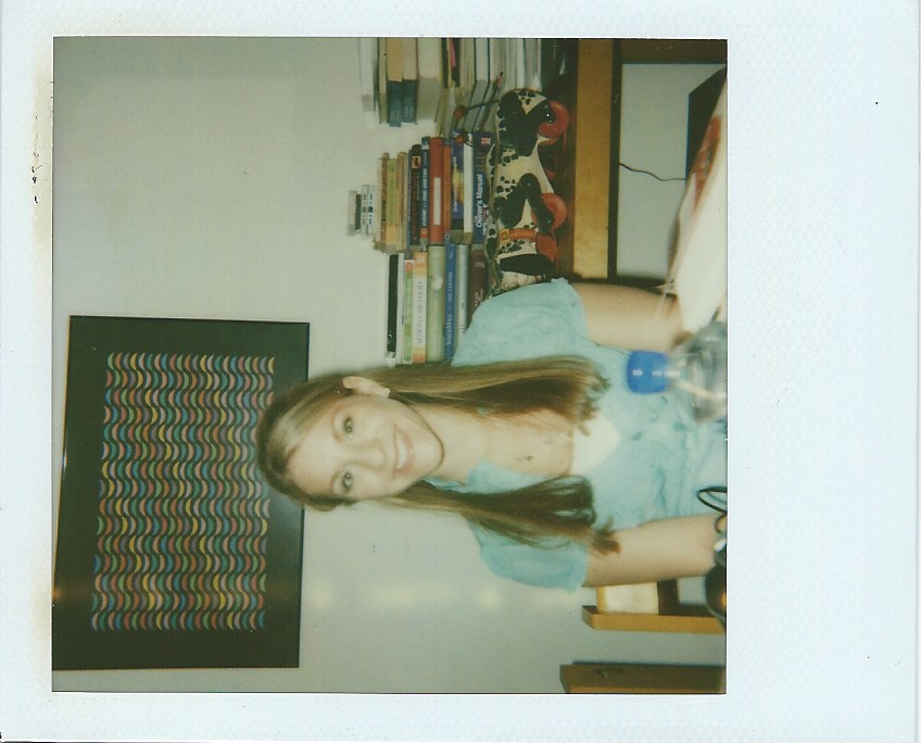 Studio polaroid from The Positive Mind