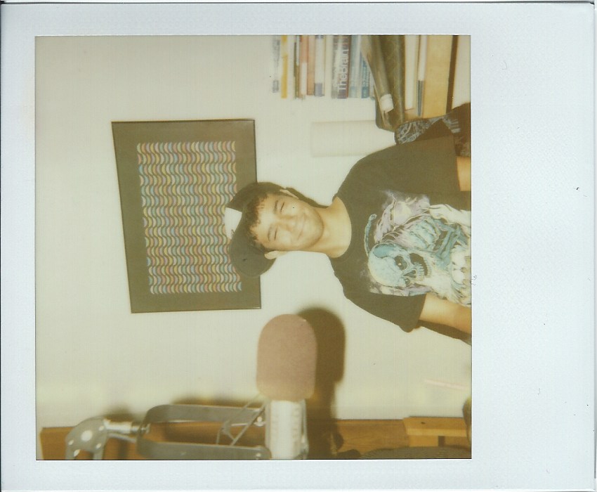 Studio polaroid from The Positive Mind